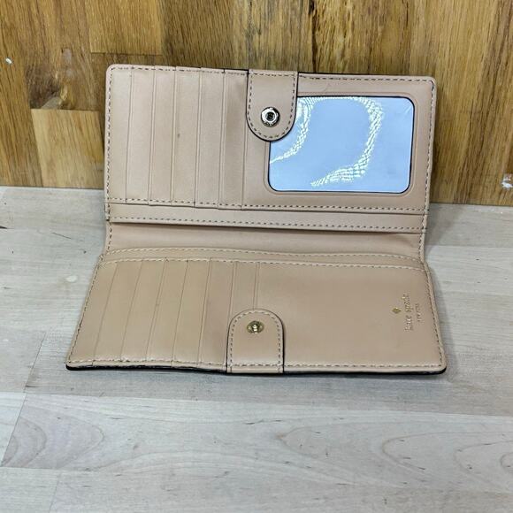 Kate Spade Staci Latge Bifold Black Leather Wallet - Picture 5 of 7